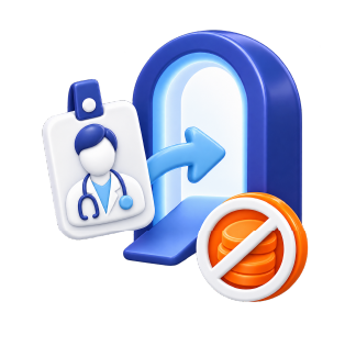 No dental billing onboarding fee icon